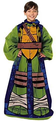 Northwest Bequeme Überwurfdecke mit Ärmeln, Nickelodeon, Teenage Mutant Ninja Turtles, Being Leo, Mehrfarbig