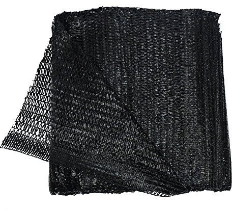 2M x 5M Malla Negra Resistente de protección Solar para Jardines, Flores y Plantas, Resistente a los Rayos UV, 40% de Sombra