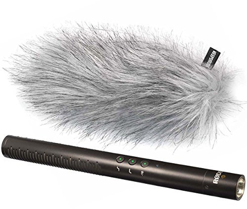 Rode NTG-4 Richtmikrofon + keepdrum WSWH Fell-Windschutz