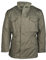 Mil-Tec US Feldjacke M65 T/C mit Futter • Klassische Militärjacke mit herausnehmbarem Thermo-Liner • Army Jacke mit 4 Pattentaschen • Übergangsjacke Herren • Outdoor Arbeitsjacke • Oliv, XL