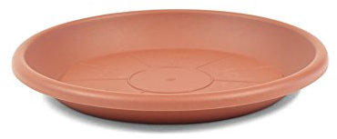 Megaplastic Pflanzkübel-Untersetzer Round für Pflanzkübel Campana/Cylinder (78 cm, Terracotta)