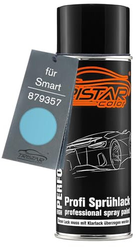 TRISTARcolor Peinture voiture Bombe de peinture pour Smart 879357 Gulf Blau Peinture de base aérosol 400 ml