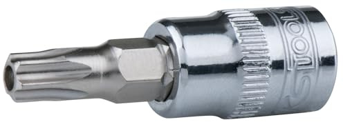 KS Tools 3/8'' TX-Bit-Stecknuss T27 m. Bohrung, auf Hänger
