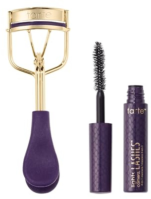 Tarte Picture Perfect Duo - Makeup-Pinsel, Silikon, Silikon, Purple, Gold, 13.8 x 4.2 x 4.6 cm, 0.15 pounds, 2 Stück, Beauty, Makeup