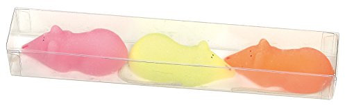 Assorted Coloured Sugar Mice Fondant Sweets (Pack of 3)