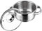 Vinod Bremen Stainless Steel Sauce Pot with Glass Lid - 1.5 Litre, 16 cm | 2.5mm Thick Base | Riveted Sturdy Handle | 2 Year Warranty | Induction and Gas Base - Silver