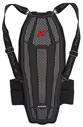 Zandonà paraschiena esatech Back Pro X6, altura 158/167 cm (giro Vita 94 – 101 cm), Negro, L
