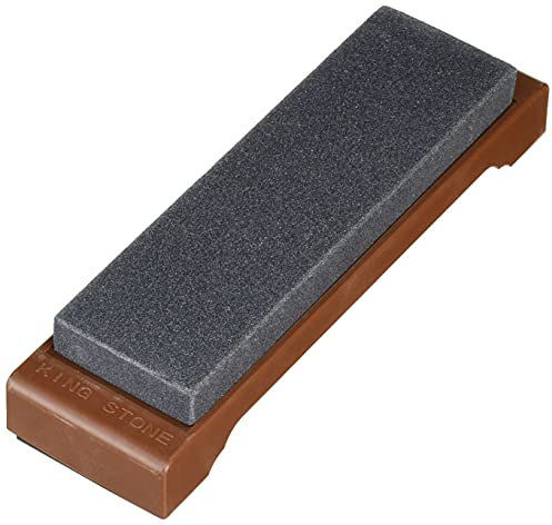 KING STONE King Home Sharpening Stone C-45 #120 (Japan Import) - Grau - Mittel/Fein - Schleifstein