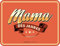Original RAHMENLOS Blechschild für die Mutter: Mama des Jahres
