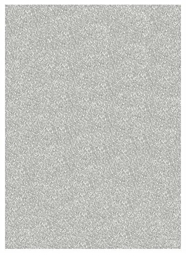 Ursus 2174688 - Tonzeichenpapier, 130 g/qm, DIN A4, 100 Blatt, silber matt