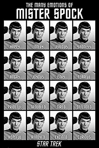 Star Trek Classics Poster The Many Emotions of Mr. Spock (61cm x 91,5cm) [Accessory] Spock Leonard Nimoy [Accessory] Spock Leonard Nimoy [Accessory] Spock Leonard Nimoy [Accessory] Spock Leonard Nimoy