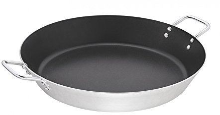 Tramontina 20896/045 Paella Pot, Professional, 17.7 inches (45 cm), Aluminum, Non-Stick (Fluorine Coated), Lightweight, Non-Cling, Made in Brazil