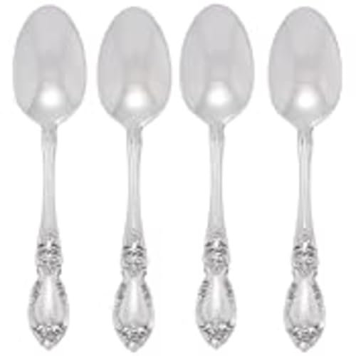 Oneida Louisiana Teaspoons Silverware Set for 4, Flatware
