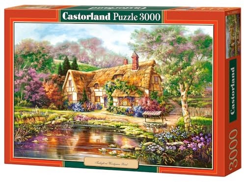 Castorland C-300365-2 - Puzzle Valente: Haus am Weiher 3000 Teile