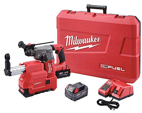 Milwaukee 2712-22DE M18 Fuel 1 SDS Plus Rotary Hammer with De Kit