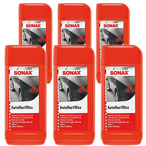 SONAX 6X 03012000 AutoHartWax Hartwachs Lackpflege Versiegelung 500ml