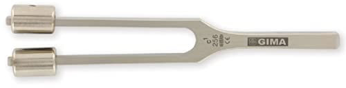 GiMa 31231 Stimmgabel Legierung 256 Hz, mit Gewicht, Verpackung 1 Stück