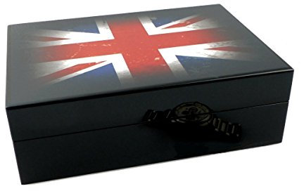 Uhrenbox VINTAGE UNION JACK für 6 Armbanduhren - von BULLONGÈ