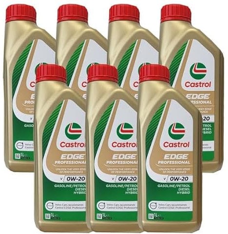 7 Liter CASTROL Edge Motoröl Öl TITANIUM 0W20 V ACEA C5 für VOLVO VCC RBS0-2AE