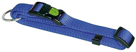Kerbl Miami Collar Adjustable, 15 mm, 30 x 45 cm, Blue
