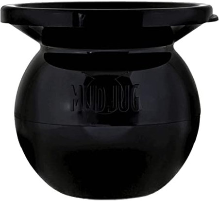 Nuevo Negro mudjug portátil spittoon por jarra de barro