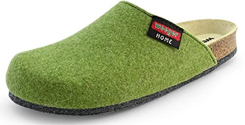 Pantoffelmann Sabots en Feutre Bio avec Semelle en ABS et lit de liège I Chaussons en Feutre Confortables I Respirants et Unisexes I Chaussons antidérapants pour Hommes et Femmes