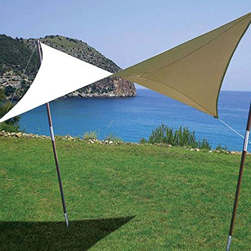 VELA OMBREGGIANTE VIETRI QUADRATA MT. 5 X 5 IN POLIETILENE ALTA DENSITA', 185 GR/MQ, CON ANELLI E RINFORZI.