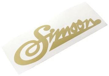 Klebefolie / Schriftzug - Simson weich gold
