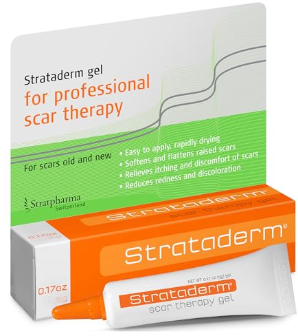 Strataderm Scar Therapy Gel for Surgery, Burns & Acne Scars 5g (0.17oz)