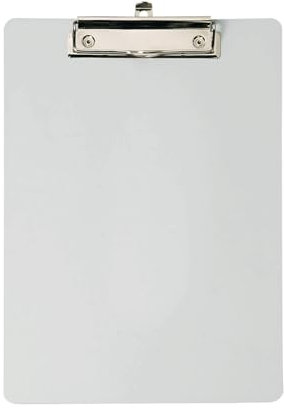 MAUL Klemmbrett A4 MAULoutdoor | Schreibbrett aus Spezialkunststoff im A4 Format | Biegsames und schnittfestes Klemmbrett | Moderner Klemmer für Papier | Für Büro, Küche und Werkstatt | Grau