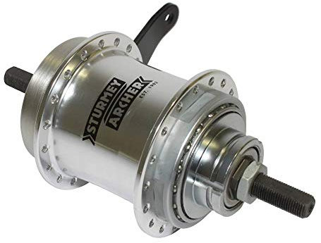 STURMEY ARCHER Getriebenabe Duomatic Kick-Shift 36L.+Rücktritt silber ca.1600g..
