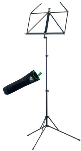 K&M 10100-050-55 Notenpult mit Tasche schwarz