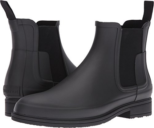 Hunter Refined, Stivali Chelsea Unisex-Adulto, Black, 43 EU