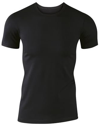 CALIDA Evolution T-Shirt Herren, enganliegend mit Rundhalsausschnitt, seidig weiche PIMA-Baumwolle