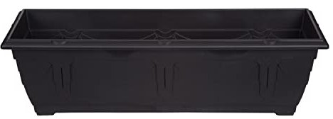 Whitefurze G02024 60cm Venetian Window Box - Black
