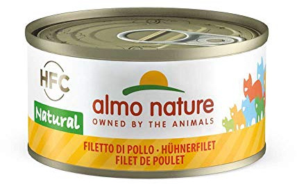 Almo Nature Hühnerfilet 70g Katzenfutter, 24er Pack