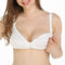 MYSANITY Reggiseno Allattamento Cotone San Gallo, Bianco, 4 Coppa C Donna
