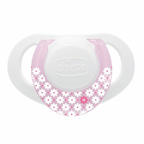 Chicco 057150 Physioring Succhietto, Silicone, Rosa, 0 Mesi+