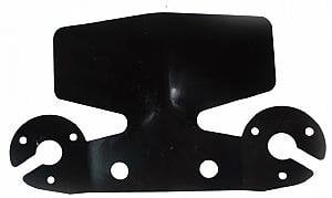Large towbar towing Bumper protector guard plate - Black Pt no. LMX643