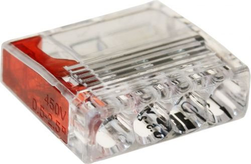 ViD® 2073-204 Verbindungsklemmen/Steckklemmen rot 0,5-2,5 mm² 100 Stück
