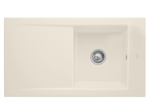 Villeroy & Boch Timeline 50 Ivory - 3307 01 FU Keramikspüle Handbetätigung