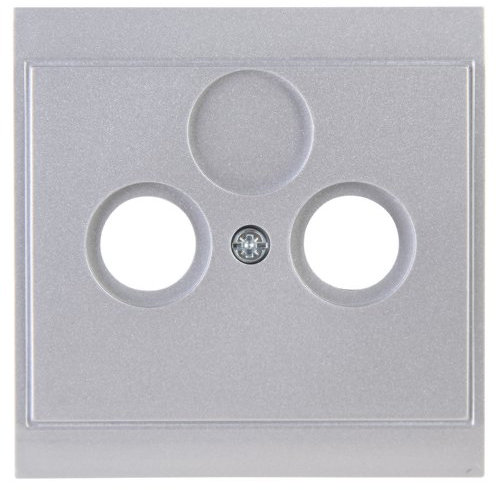 Kopp 313620180 Malta Antennenabdeckung TV/RF, Silber