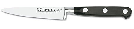 3 Claveles Forgé Cuchillo, Negro, 10 cm - 4