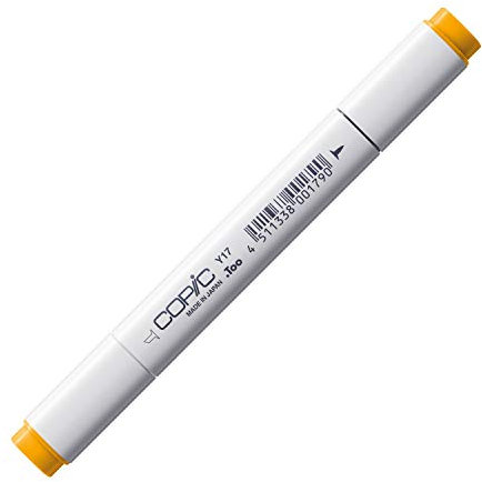 COPIC Classic Marker Typ Y - 17, Golden Yellow, professioneller Layoutmarker, mit einer breiten und einer feinen Spitze