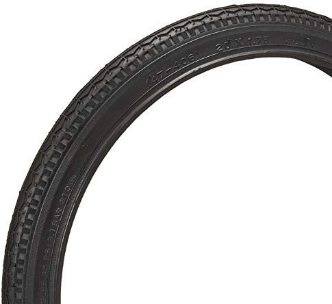Kenda Unisex – Erwachsene K123 Reife, schwarz, 47-406 (20 x 1.75)