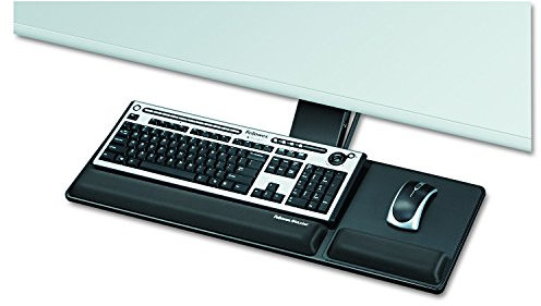 Fellowes Designer Suites Compact Keyboard Tray, Black (8017801)