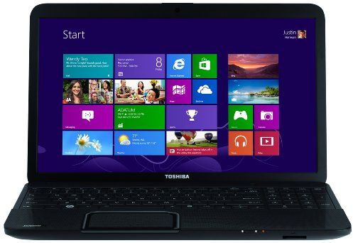 Toshiba Satellite C850-1G5 15.6 inch Notebook (Intel Celeron 1000 M 1.80 GHz, 6 GB RAM, 500 GB HDD, Windows 8, USB 3.0) - Black