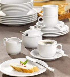 Esmeyer Kaffeeobertasse COMPACT, Inhalt 0, 21 l, weiß