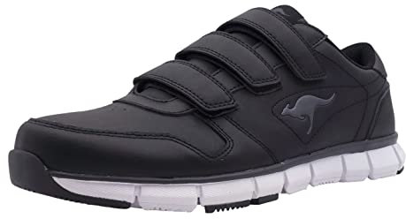 KangaROOS Unisex-Erwachsene K-BlueRun 700 V B Sneaker, Black/Dark Grey 0522, 44 EU