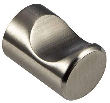 Gedotec Edelstahl Möbelknopf rund Türknopf für Schranktür & Schubladen - Lina | Vollmaterial MASSIV rostfrei | Knopf Edelstahl matt | Schrankknopf Ø 18 x H 25 mm | 1 Stück - Tür-Knauf mit Schrauben